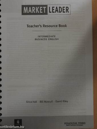 Market Leader - Intermediate - Teacher's Resource Book