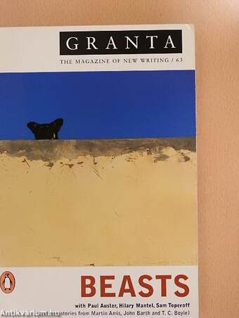 Granta - The Magazine of New Writing 63, Autumn 1998