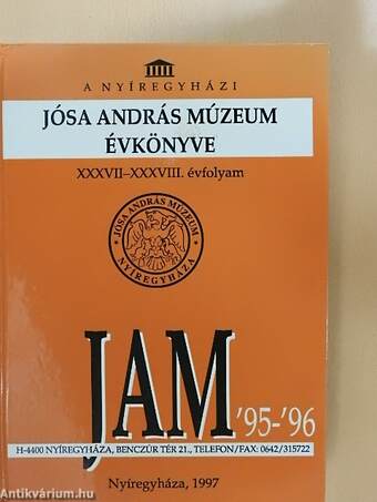 A Nyíregyházi Jósa András Múzeum évkönyve '95-'96