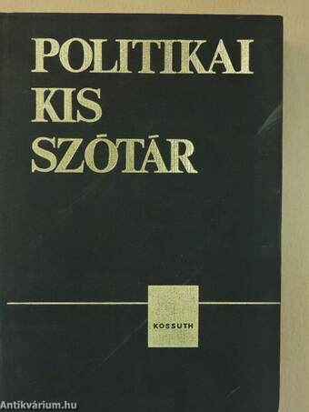 Politikai kisszótár