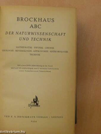 Brockhaus ABC der Naturwissenschaft und Technik