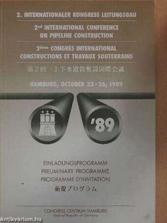 2. Internationaler Kongress Leitungsbau/2nd International Conference on Pipeline Construction/2iéme Congrés International Constructions et Travaux Souterrains