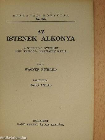 Az istenek alkonya