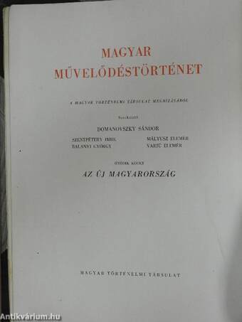 Magyar művelődéstörténet 5.