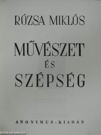 Művészet és szépség