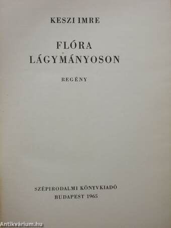 Flóra Lágymányoson