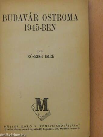 Budavár ostroma 1945-ben