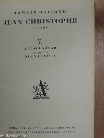 Jean-Christophe I-X.