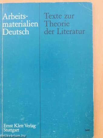 Texte zur Theorie der Literatur