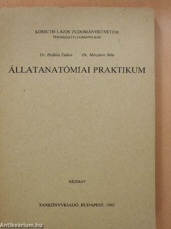 Állatanatómiai praktikum