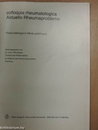 Rheumatologie in Klinik und Praxis