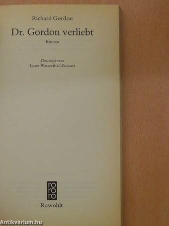 Dr. Gordon verliebt