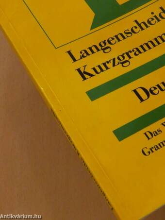 Langenscheidts Kurzgrammatik Deutsch