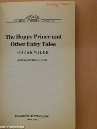 The Happy Prince And Other Fairy Tales