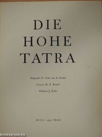 Die Hohe Tatra