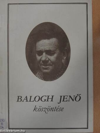 Balogh Jenő köszöntése