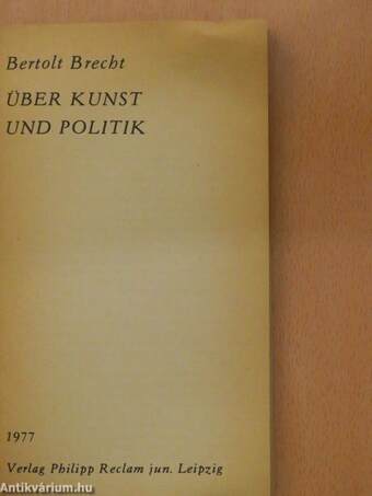 Über Kunst und Politik