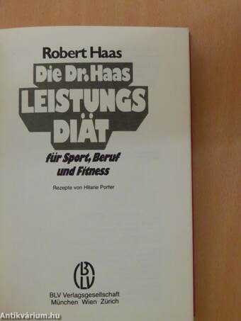 Die Dr. Haas Leistungsdiät