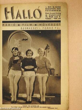 Halló 1934. november 30.