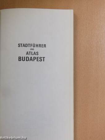 Stadtführer und Atlas Budapest