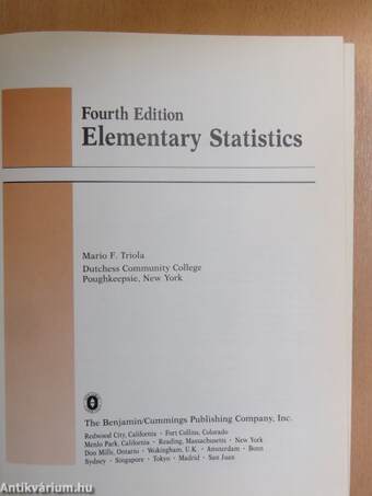 Elementary Statistics