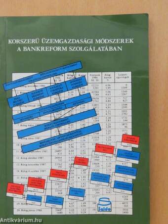 Korszerű üzemgazdasági módszerek a bankreform szolgálatában