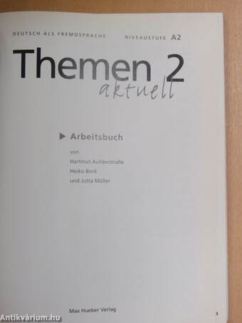 Themen aktuell 2 - Arbeitsbuch