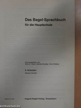 Das Bagel-Sprachbuch für die Hauptschule