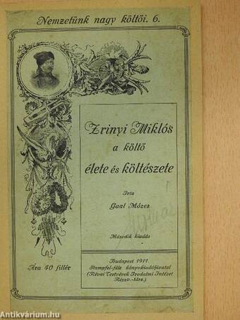 Zrinyi Miklós, a költő, élete és költészete