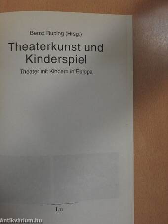 Theaterkunst und Kinderspiel