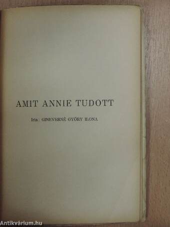 Egérke/Amit Annie tudott