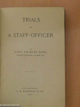 Trials of a Staff-officer