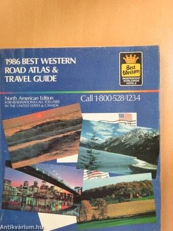 1986 Best Western Road Atlas & Travel Guide