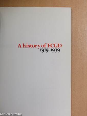 A history of ECGD 1919-1979