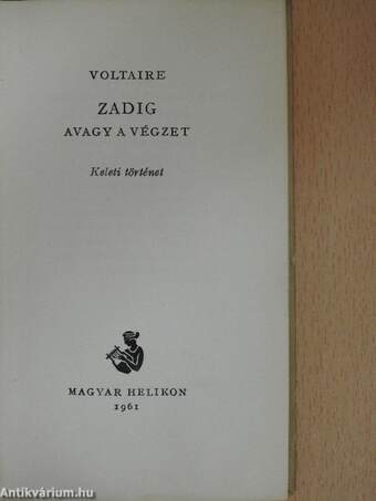 Zadig avagy a végzet