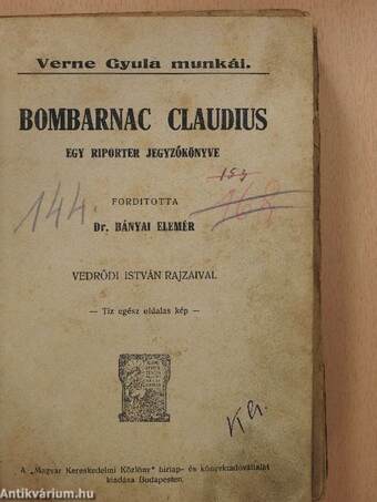 Bombarnac Claudius (rossz állapotú)