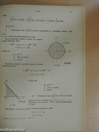 Műszaki matematikai gyakorlatok A. VII.