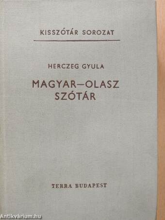 Magyar-olasz szótár