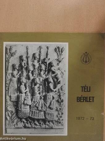 Téli bérlet 1972-73.