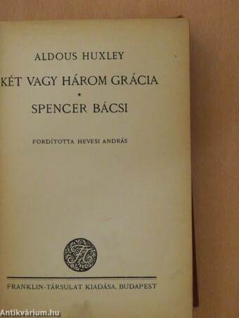 Két vagy három grácia/Spencer bácsi