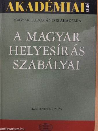 A magyar helyesírás szabályai