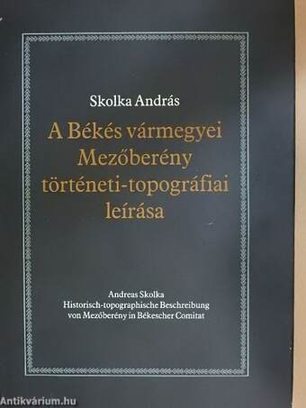 A Békés vármegyei Mezőberény történeti-topográfiai leírása