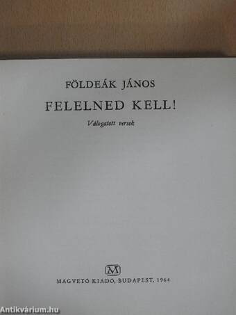 Felelned kell!