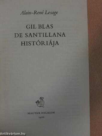 Gil Blas de Santillana históriája