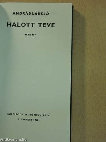 Halott teve