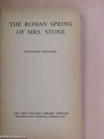 The Roman Spring of Mrs. Stone