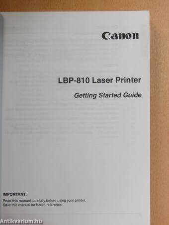 Canon LBP-810 Laser Printer