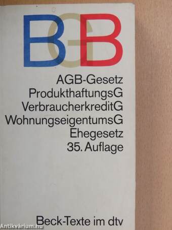 Bürgerliches Gesetzbuch 35.