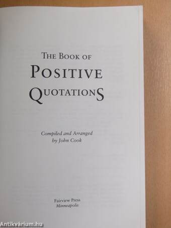 The Book of Positive Quotations