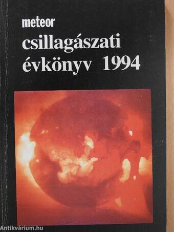 Meteor csillagászati évkönyv 1994